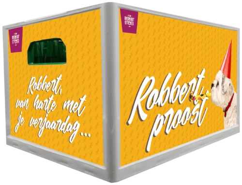 Wat zijn de voordelen van een Bierkrat Sticker?