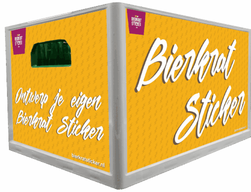 Een origineel bedankje voor je medewerkers: het bierkrat met jullie logo